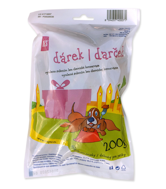 Dárek, Pro psy – mapes.cz