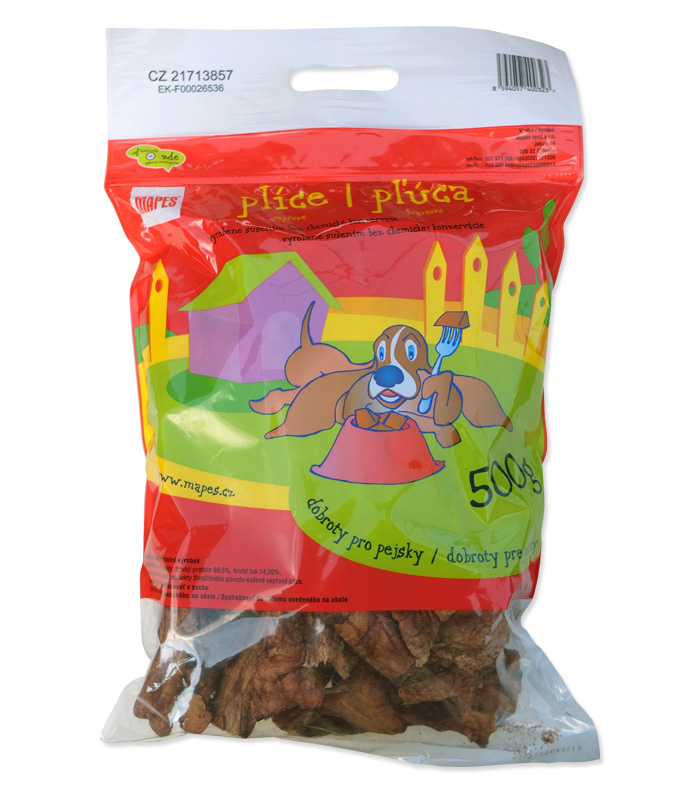 Plíce 500 g, Pro psy – mapes.cz